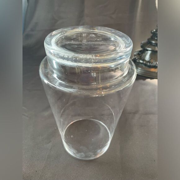 🔥❤️🔥 10” Simple Clear Glass Flared Cylindrical Flower Bouquet Vase EPC 2 Avail - Picture 4 of 9